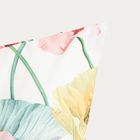 Homla, Cintia, poszewka, z dekoracyjnym kwiatowym wzorem, 45-45 cm