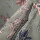 Homla, Claras, Pościel z mikrofibry szara w liście i kwiaty, 200-220 cm, SS23 997918