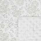Homla, Claro, narzuta, żakardowa w kwiatowy wzór pistacjowa, 200-220 cm