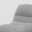 Homla, Cordivo, fotel, sztruksowy obrotowy, szary, 66-71-83 cm