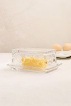 Homla, Creston, maselniczka, szklana z motywem ptaków, 17,5-7 cm