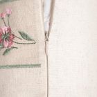 Homla, Damini, poszewka, z dodatkiem lnu w kwiatowy wzór, 45-45 cm