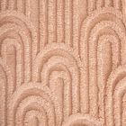 Homla, Darin, koc, miękki beżowy ze strukturalnym wzorem, 150-200 cm