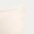 Homla, Delia, pościel, z pranej bawełny beżowa z przeszyciami, 160-200 cm