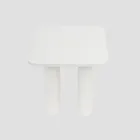 Homla, Druva, stolik kawowy, biały, 40-40-40 cm