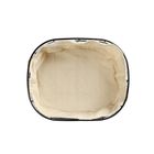 Homla, Duncan, koszyk, bawełniany, czarny, 25-20 cm