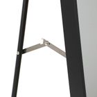 Homla, Elora, lustro, stojące prostokątne czarne, W = 50 cm
