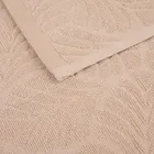 Homla, Estrella, zestaw ręczników, bawełnianych beżowych w liście, 30-50 cm