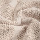 Homla, Flores, ręcznik, beżowy żakardowy, 100-150 cm