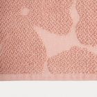 Homla, Flores, ręcznik, różowy żakardowy, 100-150 cm