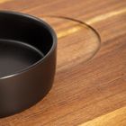 Homla, Fresca, deska do serwowania, z ceramiczną miseczką, 35-1.5 cm