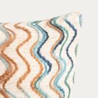 Homla, Gimena, poszewka, ze strukturalnym wielokolorowym wzorem, 45-45 cm