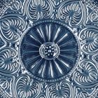 Homla, Indie, talerz obiadowy, granatowy, 27 cm