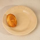 Homla, Isernia, talerz, beżowy, 20 cm