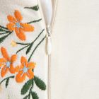 Homla, Lavit, poszewka, z trójwymiarowymi i haftowanymi kwiatami, 45-45 cm