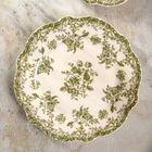 Homla, Lourry, talerz, deserowy zielony, 19 cm