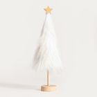 Homla, Maddal, dekoracja, choinka biała futerkowa, 7,5-37 cm