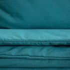 Homla, Maisy, pościel z pranej mikrofibry, turkusowa, 140-200 cm