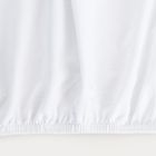 Homla, Maisy, prześcieradło, z pranej mikrofibry, białe, 140-200 cm