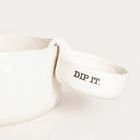 Homla, Mink, naczynie do serwowania, z miejscem na dip, 17 cm