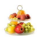 Homla, Monze, patera, dwupoziomowa transparentna, 21 cm, 28 cm