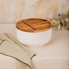 Homla, Mooka, misa, okrągła z akacjową pokrywką, 24-13,5 cm