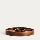 Homla, Mooka, półmisek, z drewna akacjowego z pięcioma przegródkami, 29 cm