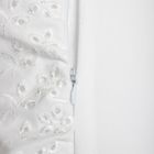 Homla, Morain, pościel z mikrofibry, biała z koronką, 200-220 cm, 734465