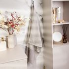 Homla, Nasia, ręcznik, bawełniany, szary, 70-130 cm