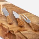 Homla, Nevado, deska, do serwowania z 3 nożykami, 48-20 cm