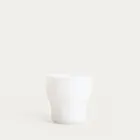 Homla, Pallora, szklanka, z mlecznego szkła biała, 0,15l