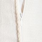 Homla, Prem, poszewka, z haftowaną rozgwiazdą i sztruksową lamówką, 45-45 cm