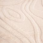 Homla, Raul, koc, puszysty ze strukturalnym wzorem, beżowy, 150-200 cm