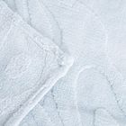 Homla, Raul, koc, puszysty ze strukturalnym wzorem, błękitny, 150-200 cm