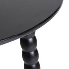 Homla, Resle, stolik kawowy, czarny, 40-40-40 cm