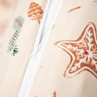 Homla, Rosemary, pościel, z mikrofibry w pierniki, 200-220 cm