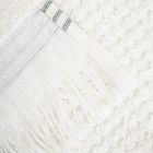 Homla, Rosop, ręcznik, boho z pistacjowymi paskami, 70-130 cm