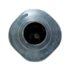 Homla, Rufus, wazon, ceramiczny granatowy, 14-14-22 cm, 888590