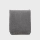 Homla, Svela, fotel modułowy, szary sztruksowy, 59,5-80-62 cm