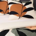 Homla, Tierra, Pościel z mikrofibry w liście 160-200 cm