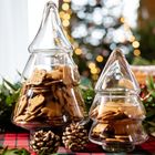 Homla, Tinsel, choinka, szklana, 26-16 cm