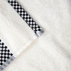 Homla, Tiva, ręcznik, z czarną kratką, 50-90 cm