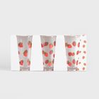 Homla, Token Summer, szklanka, w truskawki, 0,3l, 3 szt., 744433