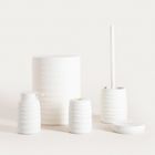 Homla, Torus, mydelniczka, z tłoczeniem biała, 11-11-2,5 cm