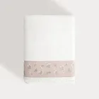 Homla, Velia, ręcznik, z ozdobnym haftem, 70-130 cm