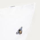 Homla, Zella, pościel, bawełniana z haftem w pszczoły, 160-200 cm