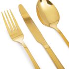 Homla,lugano, zestaw sztućców, złotych, 24 szt.