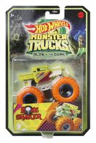 Hot Wheels, Monster Trucks, auto świecące w ciemności, skala 1:64, 1 szt.