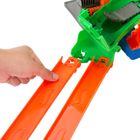 Hot Wheels, Monster Trucks, Rekiny vs Dinozaury - Smoczy wyścig, zestaw z 2 autami