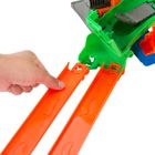 Hot Wheels, Monster Trucks, Rekiny vs Dinozaury Smoczy wyścig, zestaw do zabawy